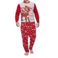 thumbnail image 4 of Pantalon de Flocon de Neige à Manches Longues pour Renne en Pyjama de Noël, 4 of 6