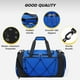 thumbnail image 5 of Bolsa de gimnasio Vorspack para hombre de 53 litros con compartimento para zapatos, color azul, 5 of 7