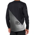 thumbnail image 2 of 100 Percent 40000-00002 R-Core X Long Sleeve Jersey, Black & Grey - Large, 2 of 2