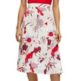 thumbnail image 4 of Boss Womens Vallua Floral Midi Skirt, 4 of 4