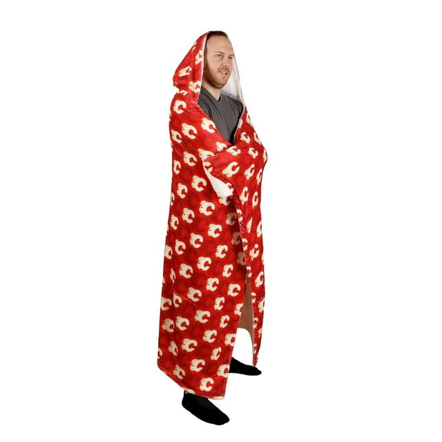 NHL Calgary Flames Hooded Throw Blanket, 50" x 70"