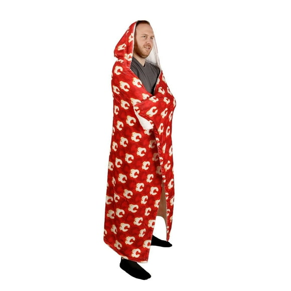 NHL Calgary Flames Hooded Throw Blanket, 50" x 70"