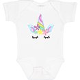 thumbnail image 3 of Inktastic Unicorn Face Girls Baby Bodysuit, 3 of 5