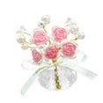 thumbnail image 3 of WLPZXP Car Dashboard Rose Decor Decorative Sculpture for Women Girl Restaurant Pink, 3 of 9
