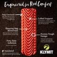 thumbnail image 4 of Klymit Insulated Static V Sleeping Pad, 72x23x2.5in, Orange, 4 of 7