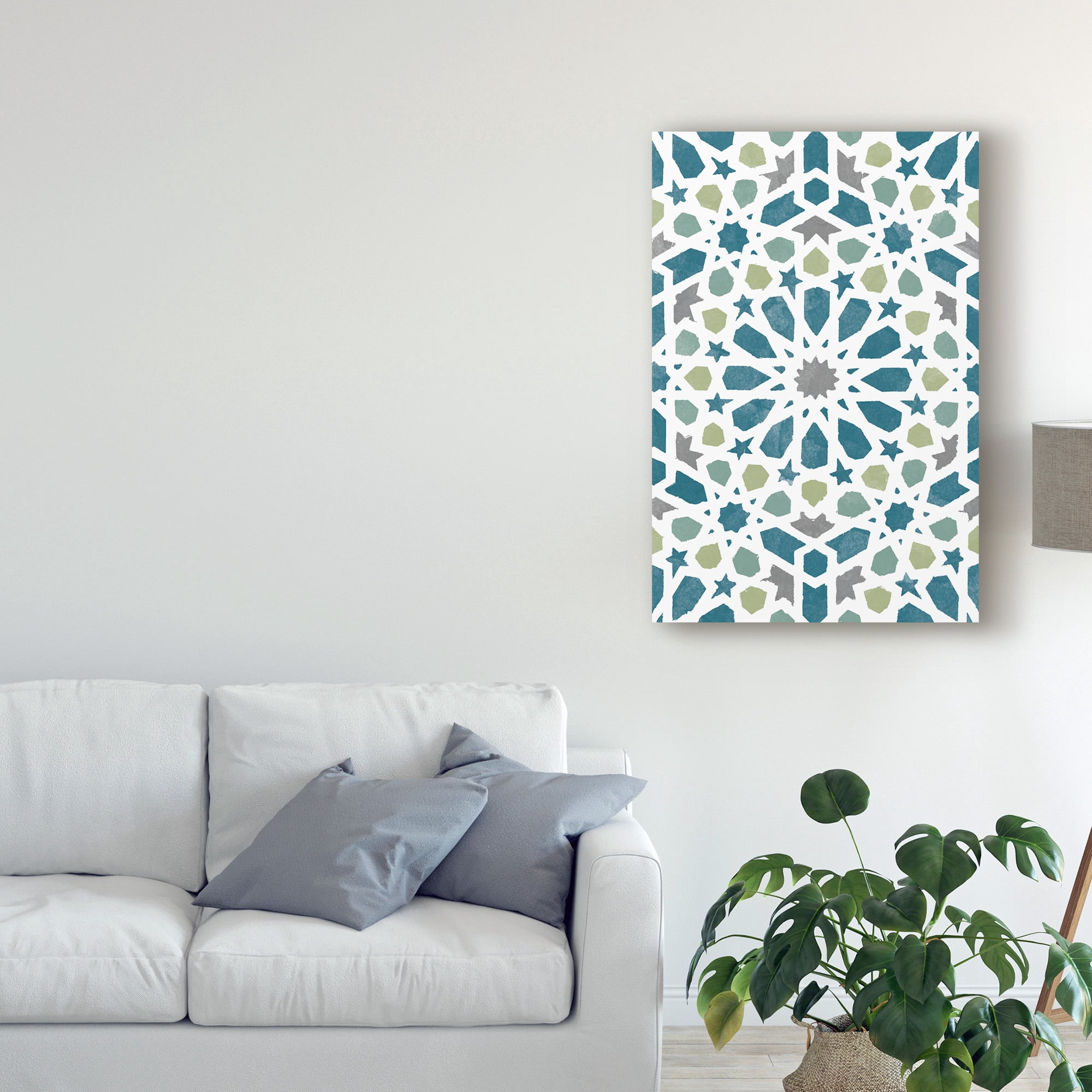 Trademark Fine Art 'Zellige Board III' Canvas Art by Alonzo Saunders
