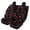 Red Paw Print Pattern, variant on Uourmeti Fire Butterfly Print Car Seat Covers Full Set Car Seat Covers Set Durable 3 PCS Car Accessories Set Fit for most Cars Trucks