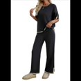 thumbnail image 2 of Pantalón de Punto de Corta, Traje Negro, Talla L, 2 of 7