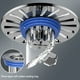 thumbnail image 3 of Yuarrent Drenaje de piso a prueba de olores Plug And Play de alcantarillado de baño de 2 piezas previene el aumento de la acumulación de agua Accesorios de baño negro azul gran tamaño, 3 of 6