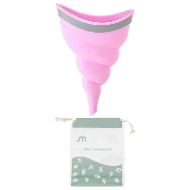 Embudo Urinario para Mujeres, Urinario para Mujeres, Permite a Las Mujeres Orinar Estando de Pie, Dispositivo para Orinar para Mujeres, Embudo de Orin Rosa