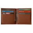 thumbnail image 2 of Bullz Mens Genuine Leather Bifold Minimalist Magnetic Money Clip Wallet Tan, 2 of 4