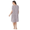 thumbnail image 4 of Layla Women’s Sleepwear 39” Knit Caftan, XS-5X, 4 of 8