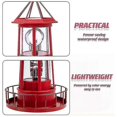 thumbnail image 4 of Large Solar Lighthouse Beacon Rotating Lights Outdoor Garden Landscape Patio Lights, 4 of 5