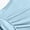 Blue, variant on Crop Cover Up Top Scallop Edge V Neck Adjustable Front Tie Long Sleeve Slim Fit Lightweight Layering Casual Tunic Blouse for Women
