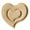 Solid Wood Heart B, variant on Valentine's Day Heart Shaped Snack Board, 11" Bamboo Wood Serving Tray for Party Hosting, Cute Charcuterie Platter for Galentine's, Cookie Candy & Nut Dish, Anniversary Gift Idea