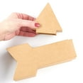 thumbnail image 3 of 6pc Kraft Paper Mache Arrow Boxes - for Valentine's Day - Factory Direct Craft, 3 of 6