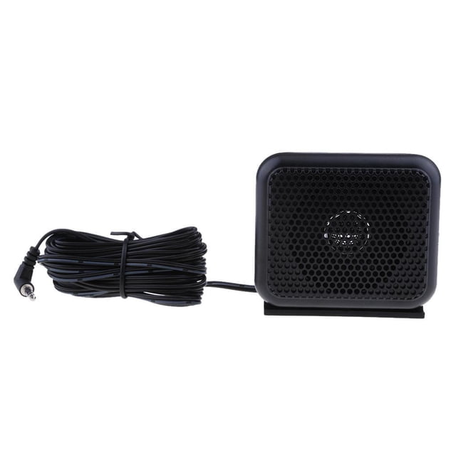 Sidaley Altavoz externo de Radio de coche P600 de 3,5mm para Radio móvil Yaesu Cables de audio/vídeo