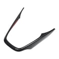thumbnail image 1 of Steering Wheel Decor Cover Trim, Steering Wheel V Shape Panel Frame High Strength Carbon Fiber Style   Durable  For Car, 1 of 8