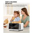thumbnail image 3 of Keenstone Toaster 4 Slice, Digital Smart Toaster with TouchScreen, Dual Control Panel, Single Slot Toasting, Timer, Reheat & Defrost for Bagels, Brea, 3 of 8