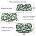thumbnail image 5 of Yayeee Car Windshield Sun Shade Universal Fit Front Visor Protector, Army Green Camouflage Pattern, 5 of 8