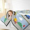 thumbnail image 3 of Feelyou Cartoon Truck Boys Bedding Comforter Set, Rustic Car Twin Comforter Sets, Construction Vehicle Bedding Set, Super Cozy Room Decor, 2 Pieces, 3 of 8