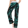 thumbnail image 5 of GZHJMY Women's Pajama Pants Grunge Geometric Pattern Comfy Stretch Sleepwear Womens Wide Leg Pants Casual Loose Yoga Sweatpants Comfy Lounge Pajama, X-Large, 5 of 7