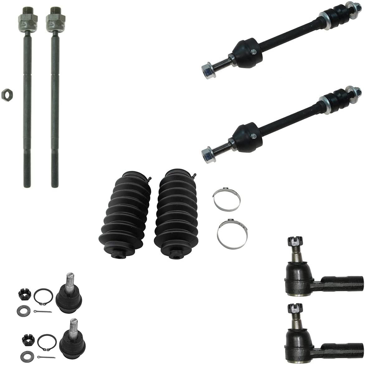 RAM Mounts 10 Pc Suspension Kit for Dodge Ram 1500 2006-2008 Tie Rods Sway Bar Ball Joints 