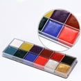 thumbnail image 4 of Halloween 12 Colors Washable Face Body Oil Painting Pigment Brushes Makeup Tool, 4 of 8