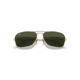 thumbnail image 5 of Ray-Ban Caravan Sunglasses, Geometric Square Eyeglasses with Case, Arista Gold/G-15 Green, Size 58, 5 of 6