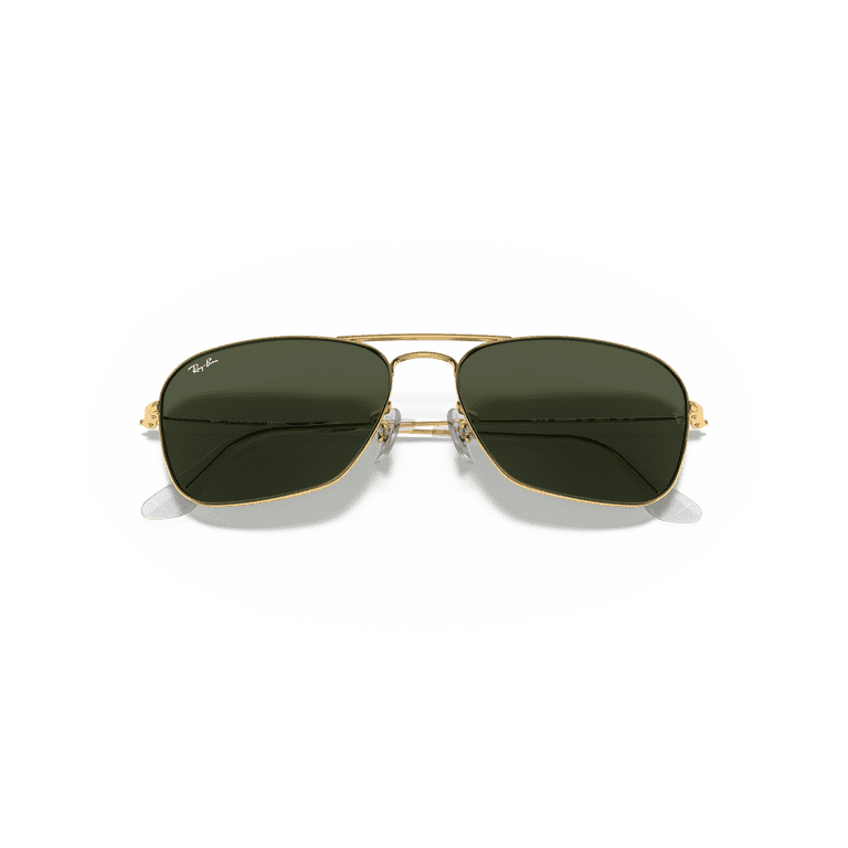 Ray-Ban Unisex Size 58 Geometric Square Caravan Sunglasses with