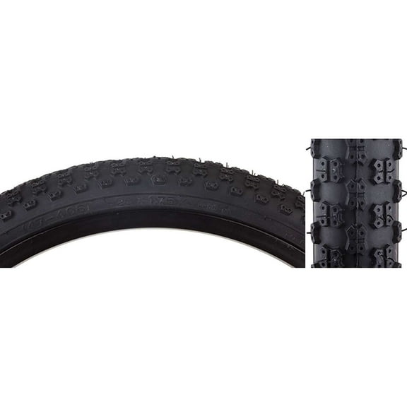 Sunlite MX3/C714 BMX Bicycle Tire - Black/Black - 20x1-3/8 - 592972