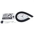 thumbnail image 7 of Pendulum Analog Wall Clock, Modern 11.81 x 22.44inch Large Silent Non Ticking Decorative Wall Clock for Living Room Dining Room Battery Operated, 7 of 7