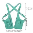 thumbnail image 5 of 2025 New Anti-Theft Leather Underarm Shoulder Bag Men,Adjustable Underarm Shoulder Bag for Men Women,Holster Bag for Phone Wallet-Green, 5 of 5
