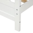 thumbnail image 6 of Gewnee Wood Full Size Platform Bed Frame with Headboard and Footboard for Kids,Teens,Adults,White, 6 of 8