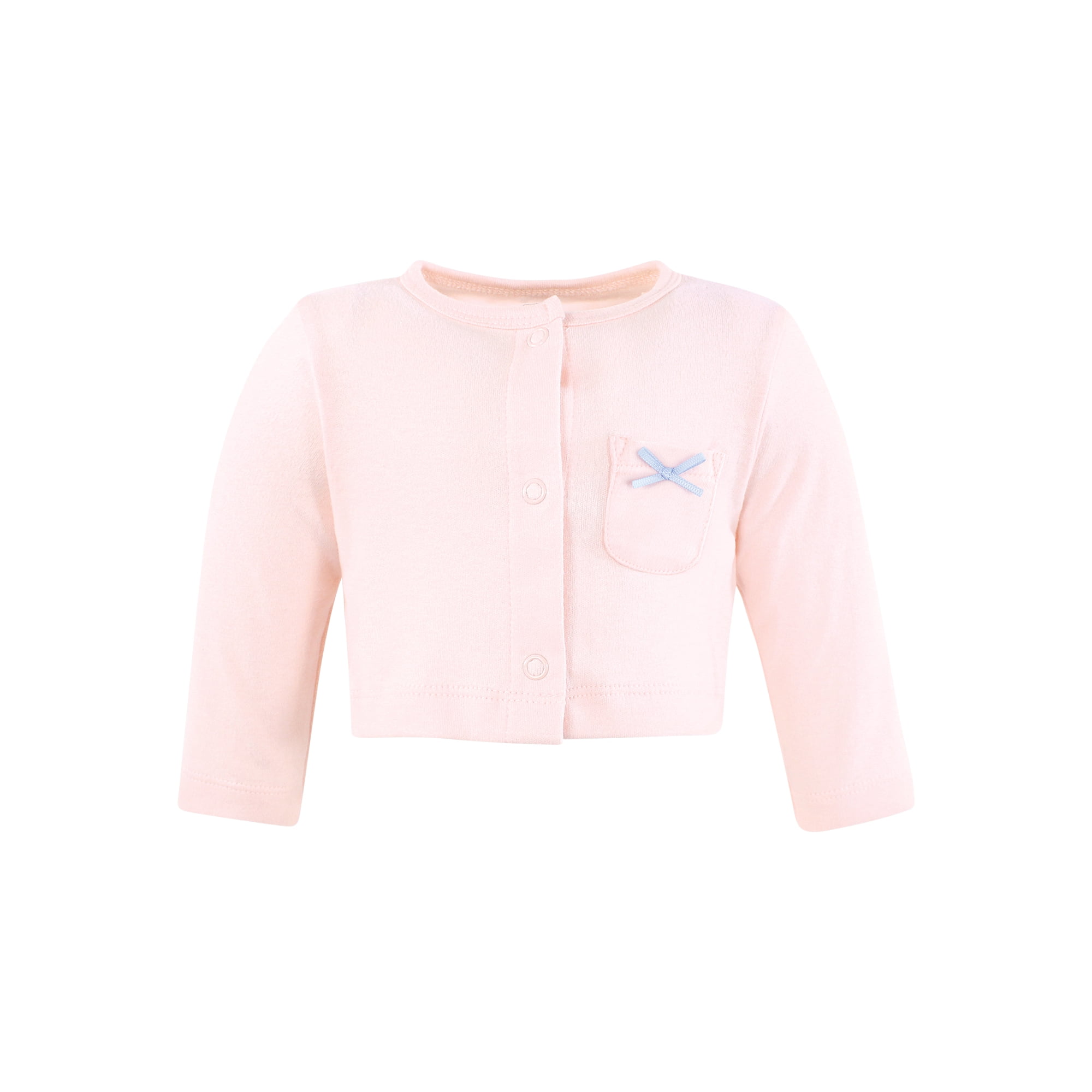 Hudson Baby Infant and Toddler Girls Cotton Dress and Cardigan Set, Vintage Blossom, 12-18 Months