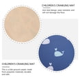 thumbnail image 4 of Waterproof Baby Splat Mat Food Catcher Floor Protector for Under High Chair, 4 of 8