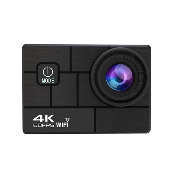 4K60FPS Sports Camera Waterproof Camera Sports DV Sports Camera Portable Black ,Wide USe