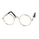 thumbnail image 1 of Fiudx Gafas de Sol de Moda para Mascotas, Montura Redonda Retro, Lentes Reflectantes, Bonita Decoración para Perros y Gatos, Cómodas Patas de Goma, Ideales para Fiestas y Sesiones de Fotos, Varios Co, 1 of 6