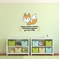 thumbnail image 1 of Never Waste Cute Animal Life Quote Cartoon Quotes Decors Wall Sticker Art Design Decal for Girls Boys Kids Room Bedroom Nursery Kindergarten Home Decor Stickers Wall Art Vinyl Decoration (40x40 inch), 1 of 2