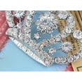 thumbnail image 4 of White Clear Crystal Rhinestone Royal Princess Queen Crown Brooch Pin, 4 of 5