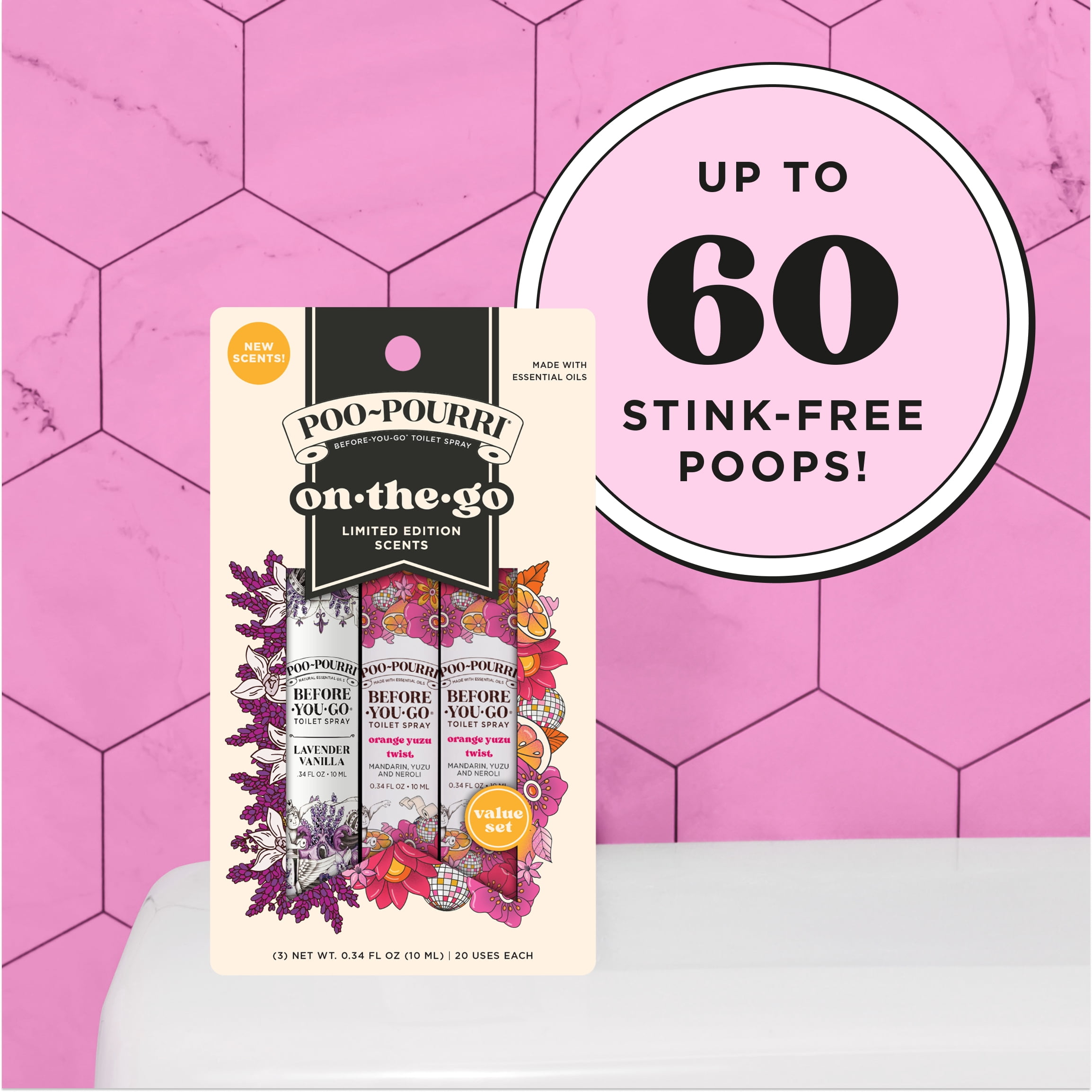 Poo-Pourri Toilet Spray On-The Go Set - Thumbnail 3