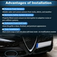 thumbnail image 4 of Cubierta de sensor de radar frontal ACC Unique Bargains No.156126159 para Alfa Romeo Stelvio 2017 2018 2019 2020 2021 2022 2023 2024, 4 of 7