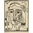 thumbnail image 3 of Heinrich Campendonk 15x18 Black Modern Framed Museum Art Print Titled - Large Heaf with Outspread&nbsp;Hand (1921), 3 of 5