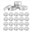 thumbnail image 2 of 144 Piezas Latas de 1 Onza Latas de Aluminio Plateado Latas de Aluminio Redondas con Tapa de Rosca Latas con Tapa de Rosca Recipientes con Tapa de Rosca, 2 of 5