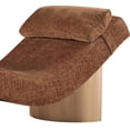thumbnail image 6 of Meridian Furniture Marcella Cognac Polyester Chaise Lounge, 6 of 11