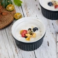 thumbnail image 5 of 8pcs Small Ceramic Souffle Dishes Oven Safe Baking Bowls Set for Creme Brulee Classic Porcelain Ramekins for Dips, 5 of 7