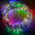 thumbnail image 3 of Guirnaldas de luces solares, guirnaldas de luces solares, impermeables, para exteriores, 8 modos de centelleo, decoración de jardín, encendido/apagado automático, cada una, 3 of 5