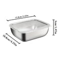 thumbnail image 6 of FORICOM Stainless Steel Food Storage Containers | Leak Proof & Airtight Lids | Set of 10 Containers, Dishwasher & Freezer Safe, 6 of 7