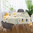 thumbnail image 5 of Yayeee Tablecloths for Rectangular Tables 60 x 90 inch Party Table Cover, Halloween Cute Ghosts, 5 of 6
