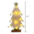 thumbnail image 4 of Mini Desktop Luminous Christmas Tree with LED Lamps Craft Ornament for Home Festival Present for Children, 4 of 8